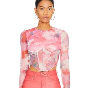 Bardot Lena Mesh Corset Top